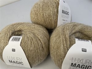 Luxury magic mohair - beige / gold